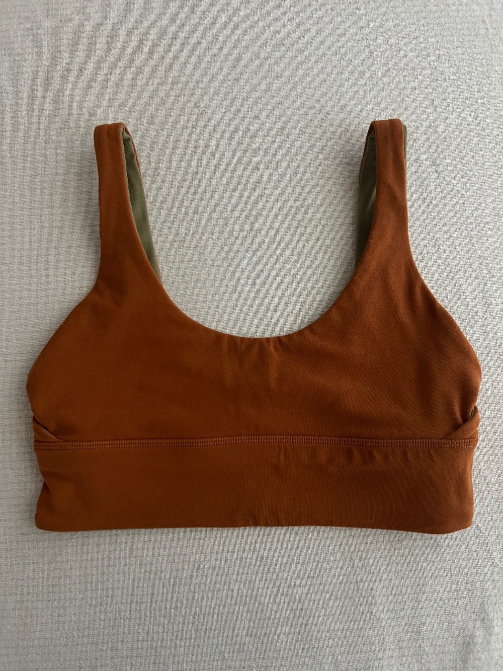 Lululemon Align Bra A/B Cup Bronze Green / Butternut Brown Size 8